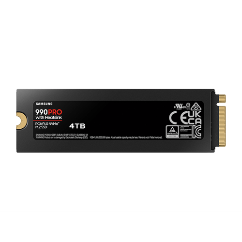 Samsung 990 PRO PCIe Heatsink 4.0 NVMe 4TB