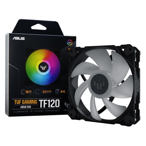 Asus TUF GAMING TF120 Black ARGB Cooling Fan