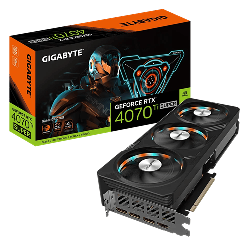 GIGABYTE GeForce RTX 4070Ti Super Gaming OC 16G Graphics Card 3X