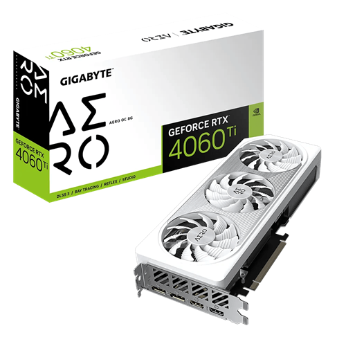 GIGABYTE  GeForce RTX 4060 Ti AERO OC 8G Graphics Card 3X 