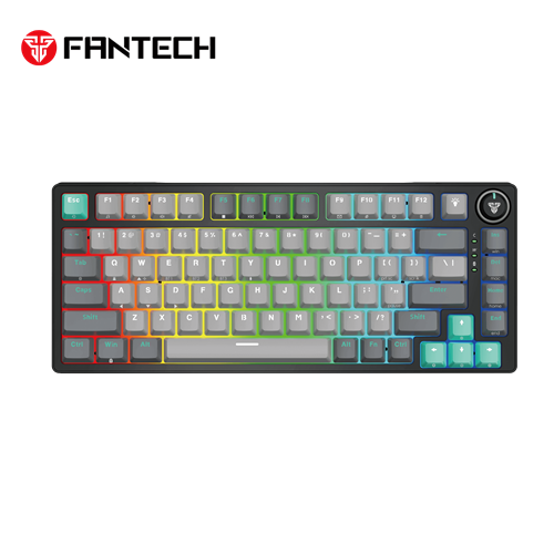 FANTECH ATOM PRO83 MK913 WIRELESS MECHANICAL GAMING KEYBOARD TRI-MODE CONNECTION STELLAR EDITION MERCURY