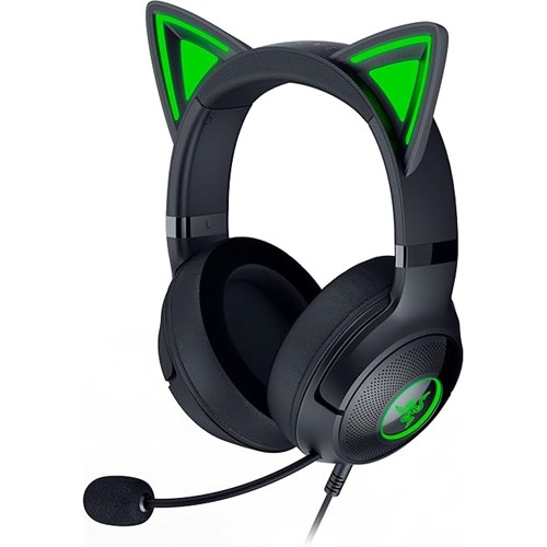 Razer Kraken Kitty V2 - USB Headset with RGB Kitty Ears - Black