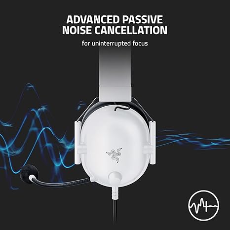 Razer BlackShark V2 X - Wired Gaming Headset - White