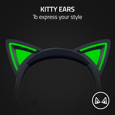 Razer Kraken Kitty V2 - USB Headset with RGB Kitty Ears - Black