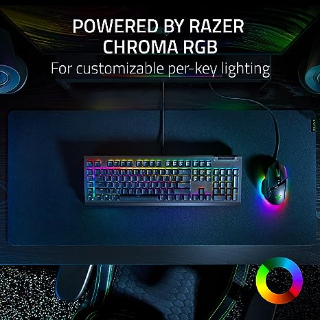 Razer BlackWidow V4 X - Mechanical Gaming Keyboard (Yellow Switch)