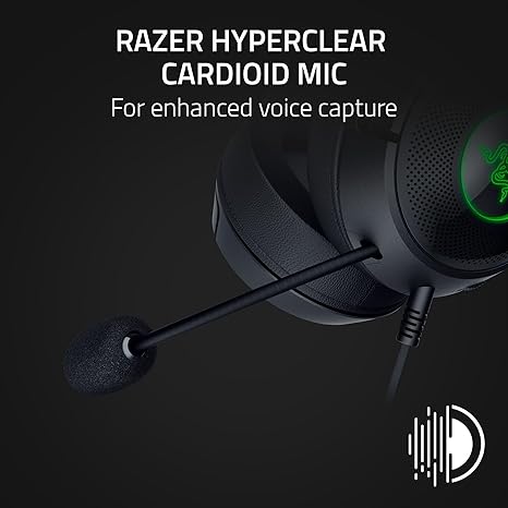 Razer Kraken Kitty V2 - USB Headset with RGB Kitty Ears - Black