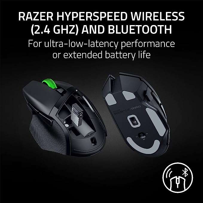 Razer Basilisk V3 X HyperSpeed - Wireless Ergonomic Gaming Mouse - AP Packaging