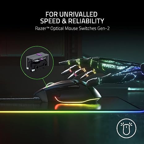 Razer Basilisk V3- Ergonomic Wired Gaming Mouse