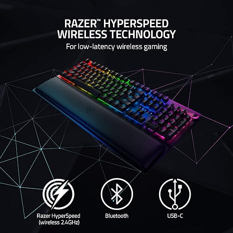 Razer™ BlackWidow V3 Pro - Wireless Mechanical Gaming Keyboard (Green Switch) - US Layout - FRML Packaging