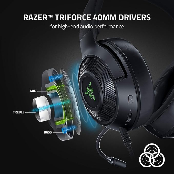 Razer Kraken V3 X - Wired USB Gaming Headset - FRML Packaging