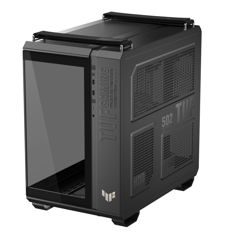 Asus TUF Gaming GT502 Horizon case, black No Fan