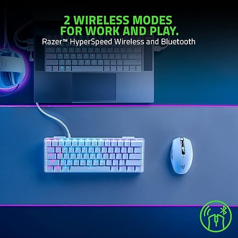 Razer Orochi V2 - Mobile Wireless Gaming Mouse - White Edition