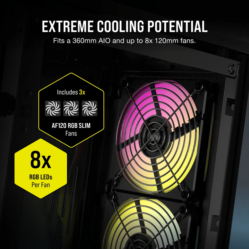 Corsair iCUE 2000D RGB AIRFLOW BLACK