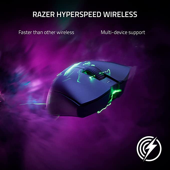 Razer DeathAdder V3 Pro - Ergonomic Black & White Wireless