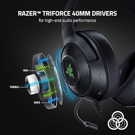 Razer Kraken V3 X - Wired USB Gaming Headset