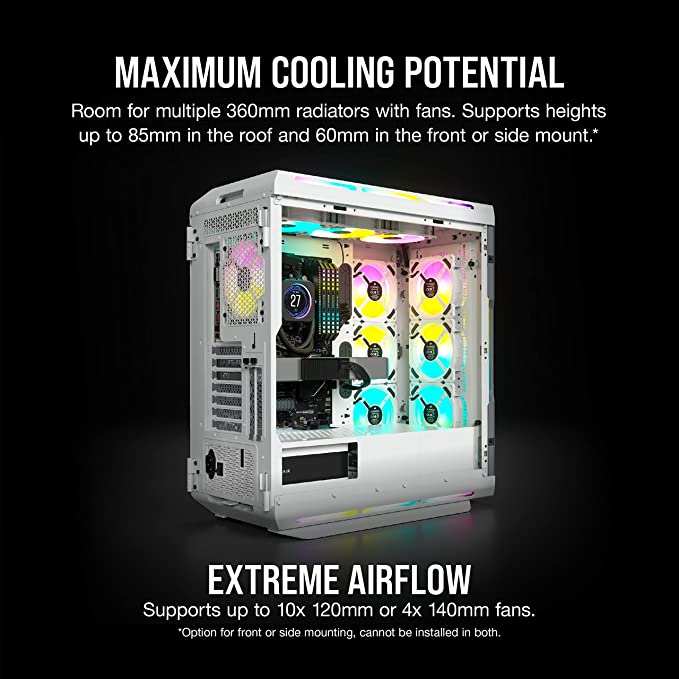 Corsair iCUE 5000T - White