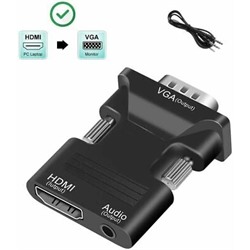 HDMI to VGA (Audio Jack)
