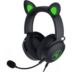 Razer Kraken Kitty V2 Pro - Wired RGB Headset with Interchangeable Ears - Black